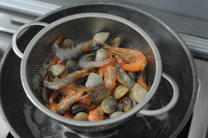 Steaming Seafood