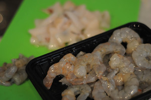 De-Shelled shrimps